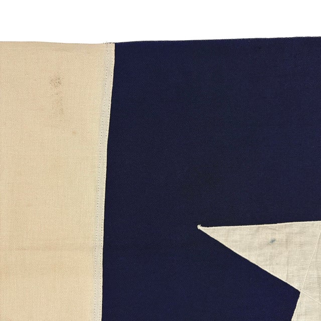 Textile Vintage Cotton Sewn Flag of Chile For Sale - Image 7 of 9