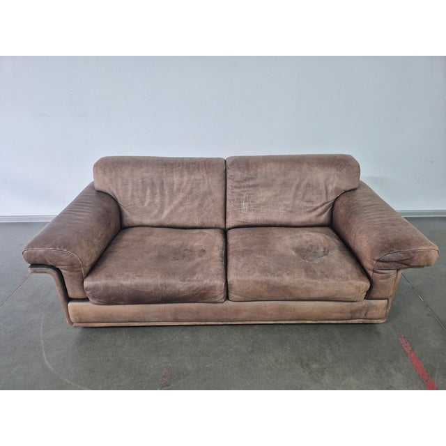 1980s Vintage DS-68 Sofa in Leather from de Sede, 1980s For Sale - Image 5 of 16