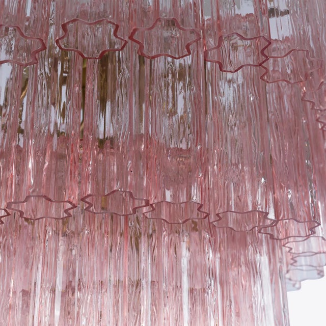 Early 21st Century Pink Grande Treviso Chandelier from Pure White Lines For Sale - Image 5 of 10