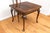 Wood Antique Small Queen Anne Style Extendable Dining Set—Five Pieces For Sale - Image 7 of 17
