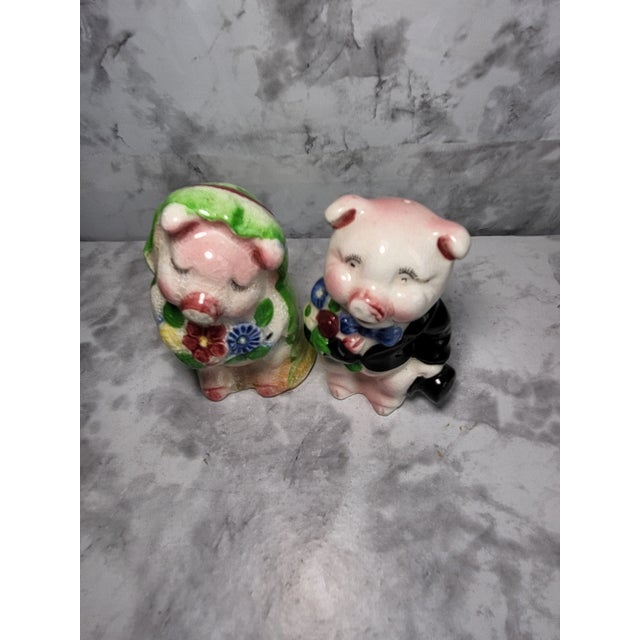 PY Japan anthopomorphic salt and pepper sets are highly collectable. Made in the 1050s during the post-WWII era. Finding a...