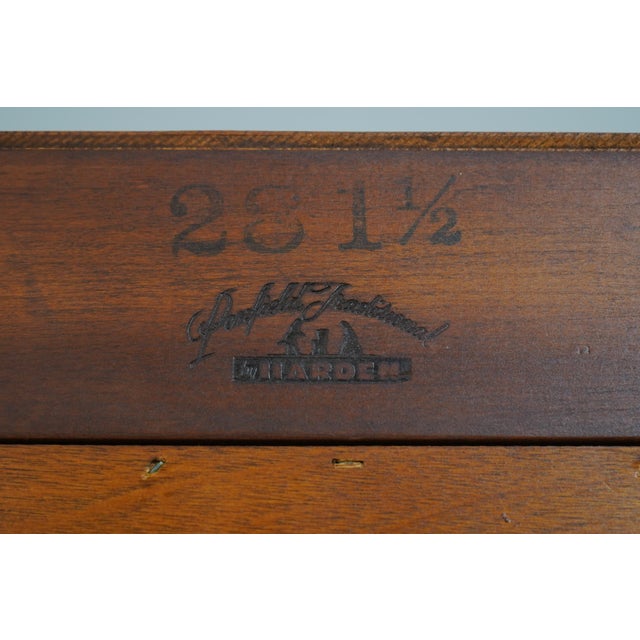 Harden 2 Piece Cherry Stepback Cupboard China Hutch For Sale - Image 12 of 12