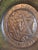 Mid-Century Modern Oversized 13.5" Tzel Tzion Tel Aviv Brass Plate - Herzl Inscription - Heavy 775g Mid-Century Israeliana Masterpiece For Sale - Image 3 of 12