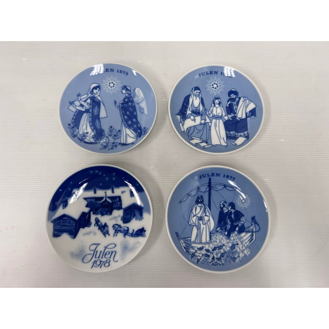 Design Plus Gallery Presents a Set of Four Norwegian Christmas Plates designed by Porsgrund Porselansfabrik. The plates...