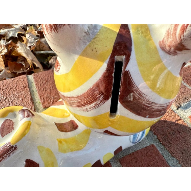 Vintage Italian Cat Piggy Bank For Sale - Image 4 of 8