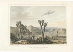 A. Hoen & Co. after Charles Koppel, Valley in the Slope of the Great Basin in California, 1856, Lithograph on Paper