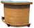 1950s Restored Horizontal Stacked Restored Rattan L-Shaped Corner Bar W/ Foot Rest For Sale - Image 10 of 12