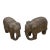 Art Deco Chinese Distressed Brown Gray Stone Fengshui Elephant Statues - a Pair For Sale - Image 3 of 8