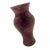 Pink Italian Hand-Painted Marbled Glass Vase For Sale - Image 8 of 10