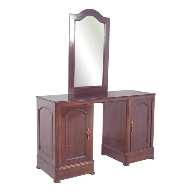 Vintage Portuguese Dressing Table with Mirror, 1920s For Sale - Image 12 of 12