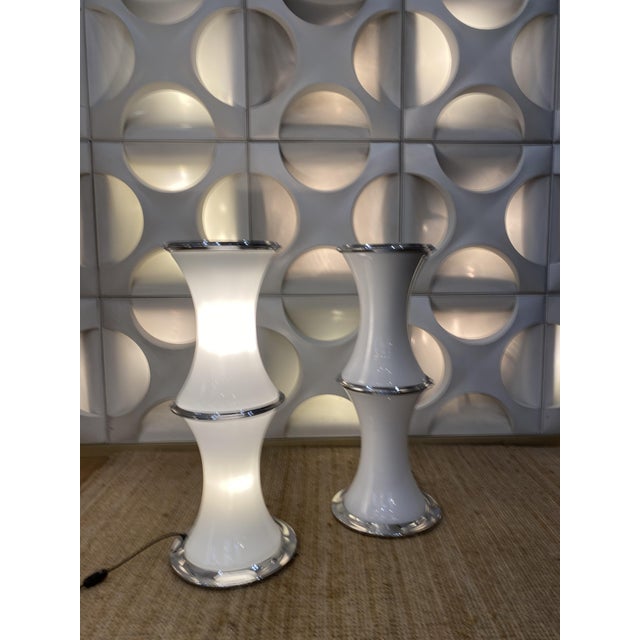 Vintage Table Lamps by Enrico Tronconi for Vistosi, 1960s, Set of 2 For Sale - Image 6 of 13