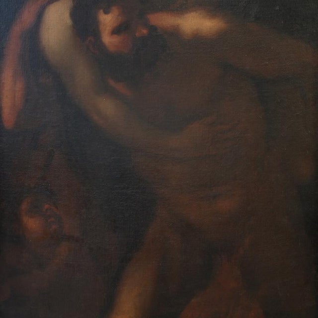 Mythological Scene with Hercules and Deianira, 1670, Oil on Canvas, Framed For Sale - Image 3 of 16