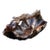 Vintage French Riviera Style Hand Carved Olive Wood Bowl For Sale