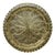 Moroccan Brass Tray Moorish Islamic Metalwork 13 Inches Diameter For Sale