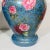 Traditional Early 1900s Porcelain Lidded Floral Vases Urns- a Pair For Sale - Image 3 of 11