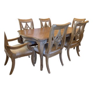 Bernhardt Dining Table With 6 Chairs For Sale