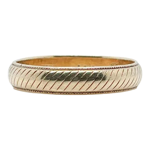 Vintage Mid-Century 14 Karat Tiffany & Co. Gold Band or Wedding Ring Size 12.5