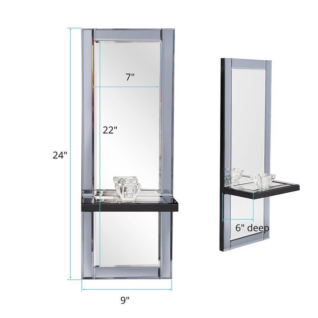 Wood Emerson Mirror For Sale - Image 7 of 9