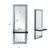 Wood Emerson Mirror For Sale - Image 7 of 9