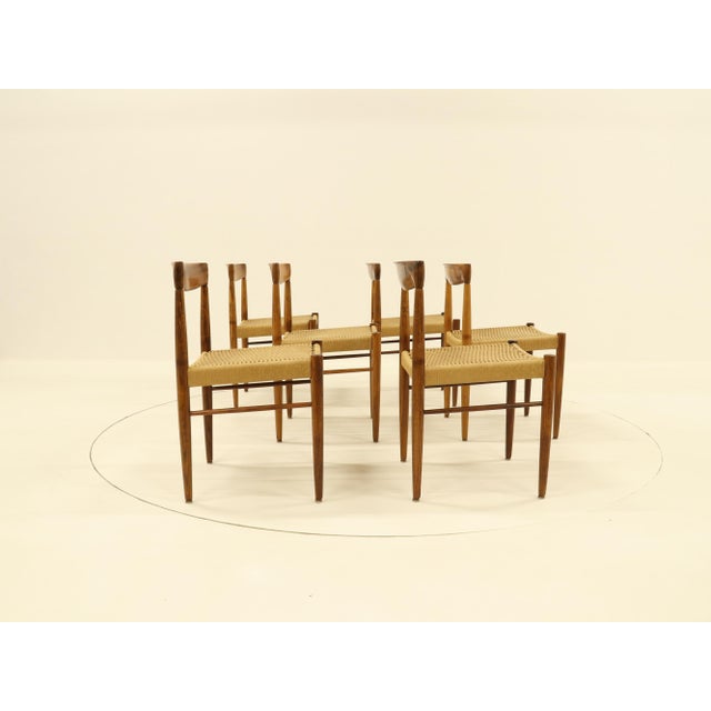 Rosewood Dining Chairs attributed to H. W. Klein for Bramin, Denmark, 1960s, Set of 6 For Sale - Image 10 of 18