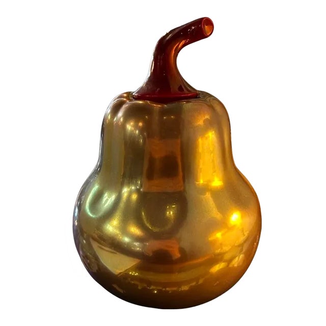 1990s Eva Zeisel Iridescent Glazed Porcelain Gourd Form Covered Jar For Sale