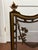 Late 19th Century French Louis XVI Brass Fireplace Screen W. Mesh Panel and Floral Details For Sale - Image 15 of 18