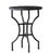 Matthew Izzo Home Moroccan Zellige Midnight Sky Terra Cotta Tile and Iron X Base 24" Round Side Table For Sale - Image 4 of 4