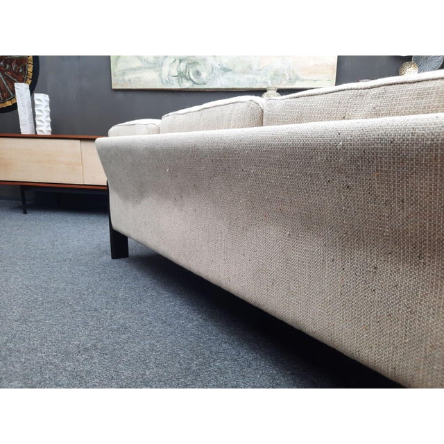Mid-Century Sofa in Beech and Wool, 1960s For Sale - Image 9 of 12