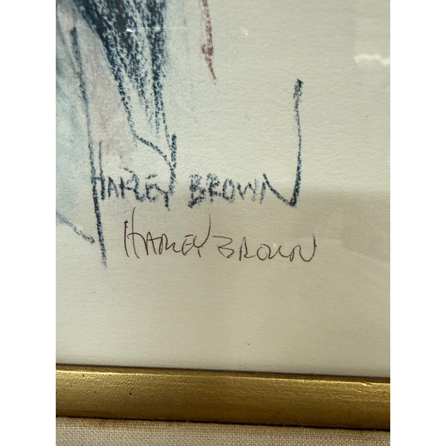 Harley Brown Sitting Eagle Lithograph, Signed For Sale - Image 4 of 12