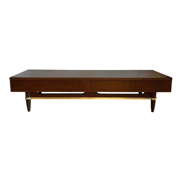 1950s American of Martinsville Console Coffee Table Media