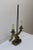 Brass French Style Brass Candelabra Converted to Table Lamp For Sale - Image 8 of 9