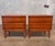 Vintage MCM walnut nightstands, these have 2 drawers . Great for storage bedside