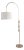 Regina Andrew Arc Floor Lamp With Fabric Shade (Natural Brass) For Sale