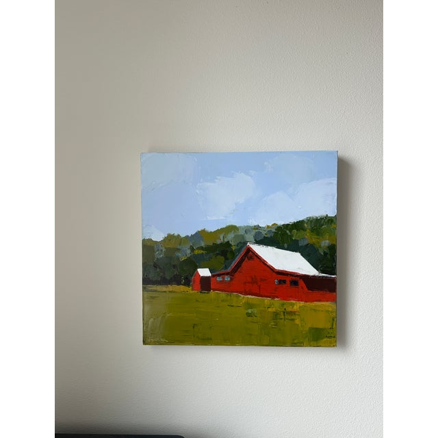 "Caribou" Original Modern Oil Painting, by Jennifer Hohlfelder For Sale - Image 4 of 7