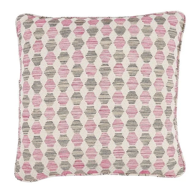 Schumacher Schumacher Coquina 18" Pillow in Pink For Sale - Image 4 of 4
