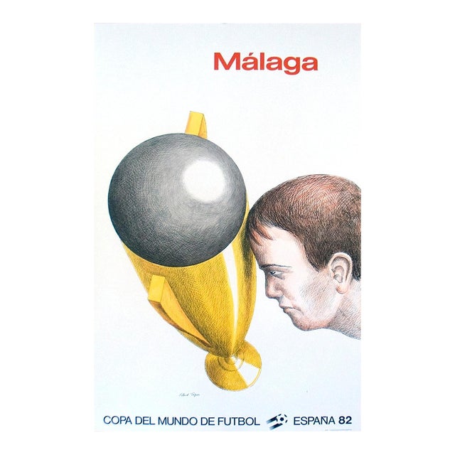 Roland Topor Mundial Malaga Fifa World Cup, 1982 For Sale