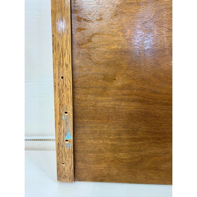 Vintage Broyhill Saga Walnut and Fruitwood Headboard King Size Chairish