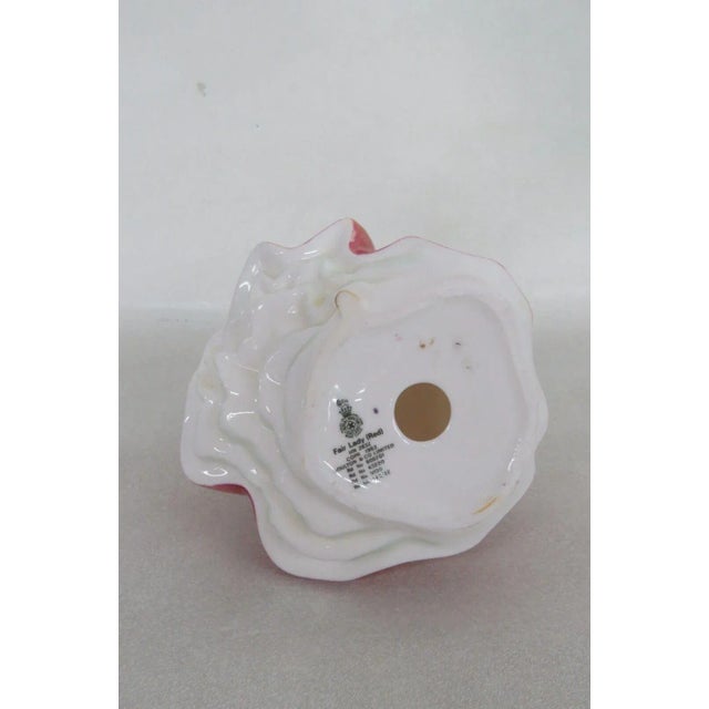 English Royal Doulton Fair Lady Red Hn2832 Bone China Porcelain Figurine For Sale - Image 3 of 11