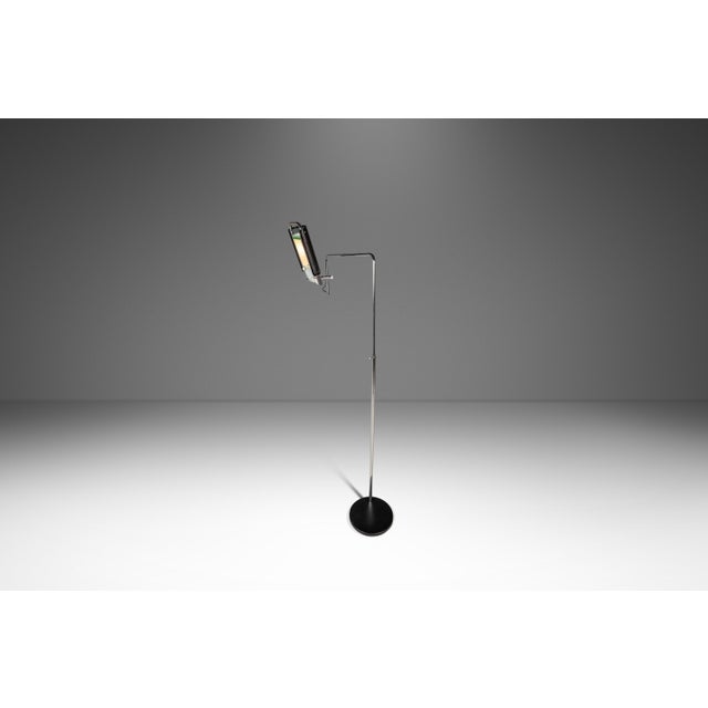 Introducing a rare, early "Eyeshade" floor lamp designed by the influential George Nelson for Koch & Lowy. Designed by and...