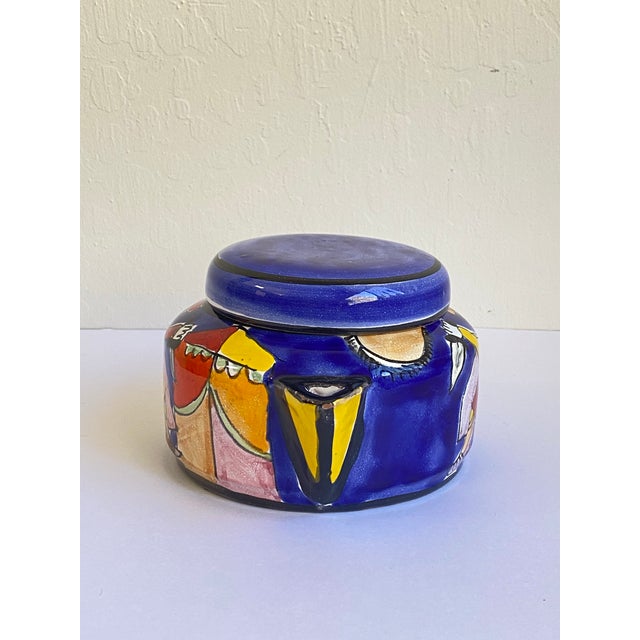 Mid 20th Century Majolica Tea Pot by La Musa, Italy For Sale - Image 4 of 11