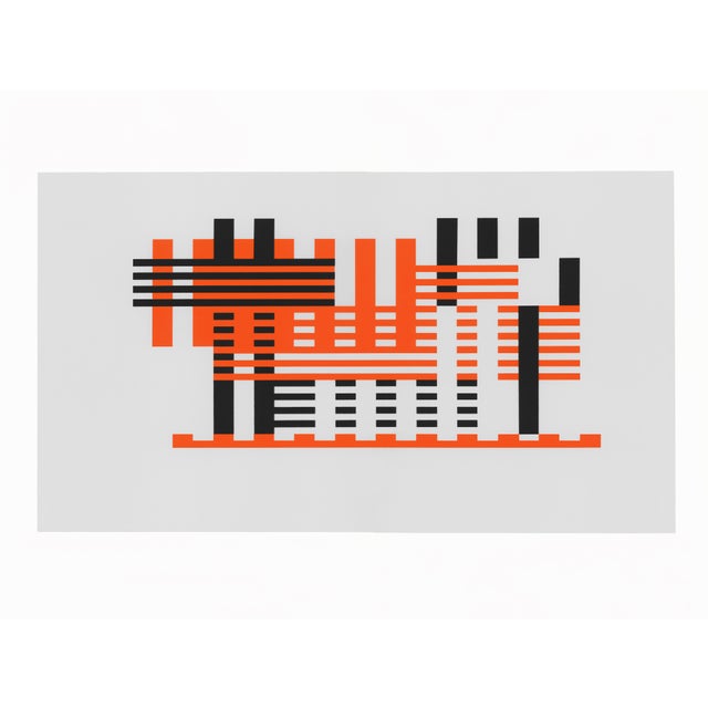 1970s Josef Albers "Formulation : Articulation" Portfolio II Folder 31, Left Side Print For Sale