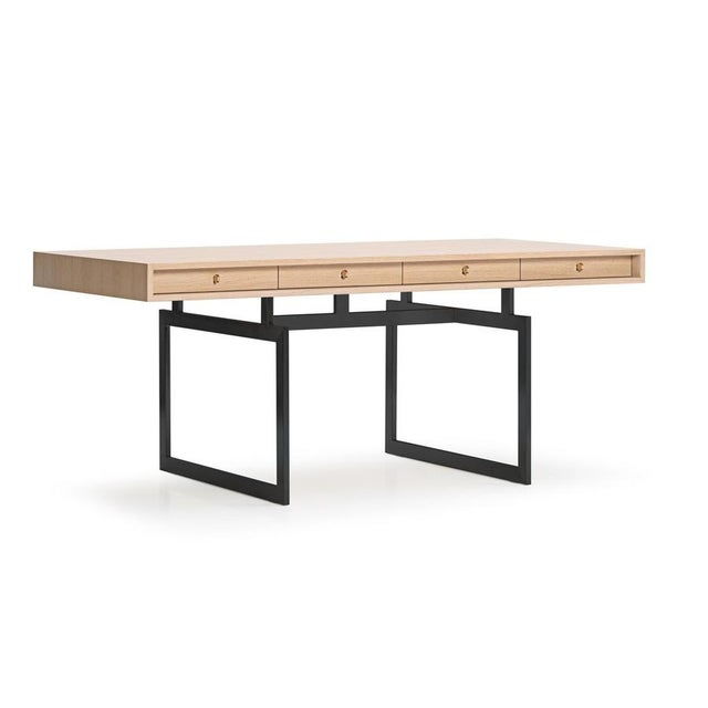 Not Yet Made - Made To Order Dark Grey and Natural Oak Office Desk by Bodil Kjaer for Karakter For Sale - Image 5 of 14