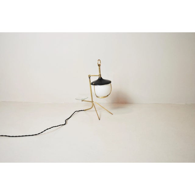 Brass Lantern Table Lamp, 1950s For Sale - Image 6 of 11