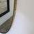 1960s Vintage Italian Patinated Brass Shield Mirror, 1950s For Sale - Image 5 of 14