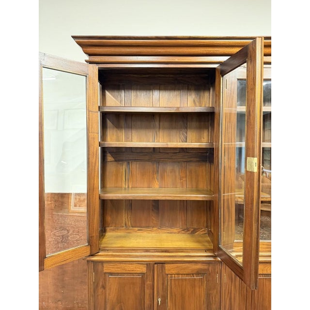 English Mahogany Display Bookcase For Sale - Image 16 of 18