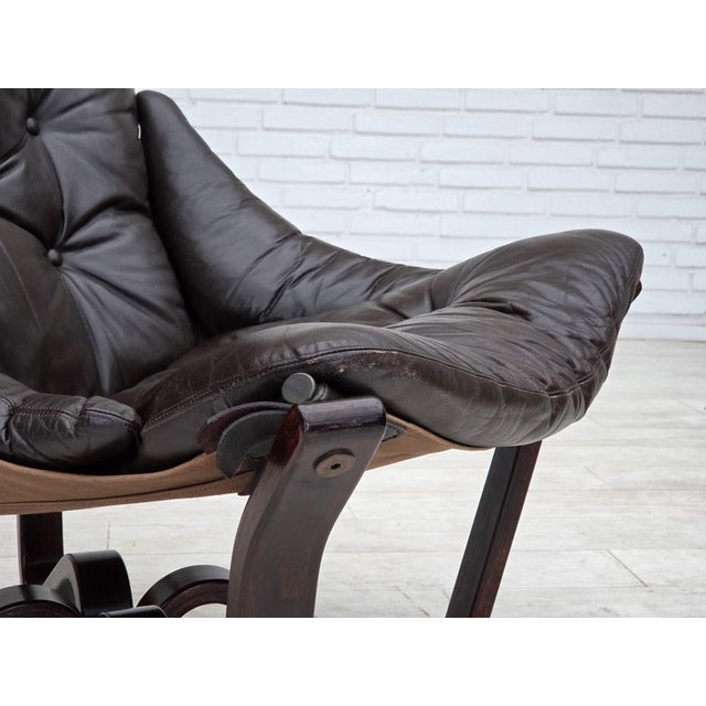 Norwegian Viking Lounge Chair by Jim Myrstad, 1970s For Sale - Image 6 of 18