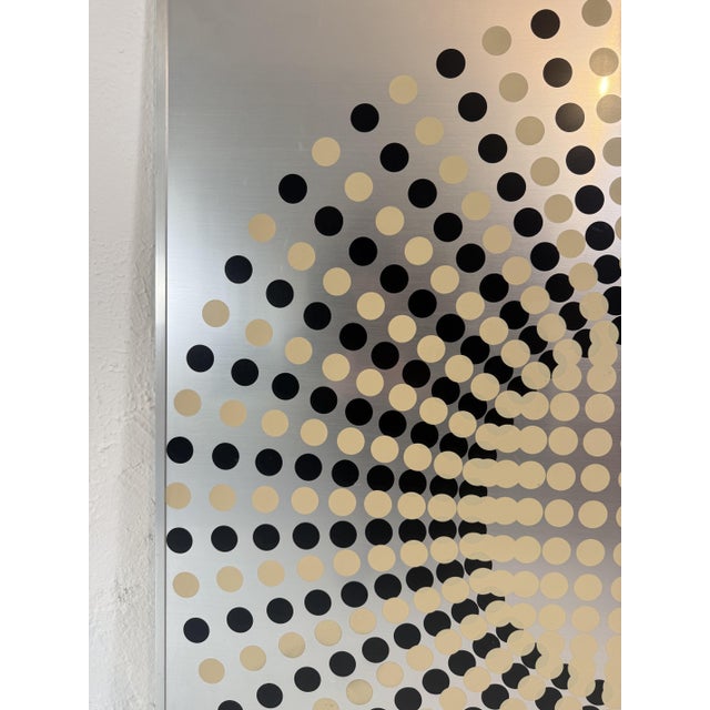 1970s Vintage Italian Kinetic Op Art Work, 1970s For Sale - Image 5 of 10