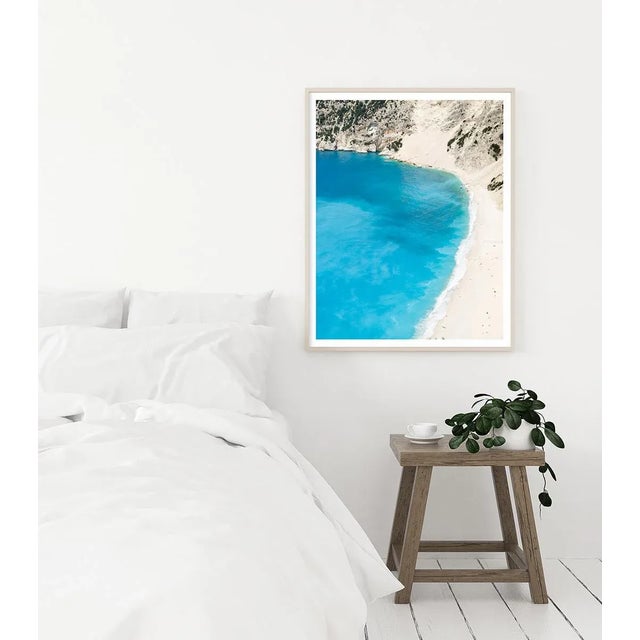 Not Yet Made - Made To Order Contemporary Mediterranean Coastal Art, Large 30 X 45" Photography Print, 'Myrtos Beach' Kefalonia Greece Art Print, Turquoise Artwork For Sale - Image 5 of 9