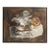 Mid 20th Century France Sienna Canvas Painting For Sale
