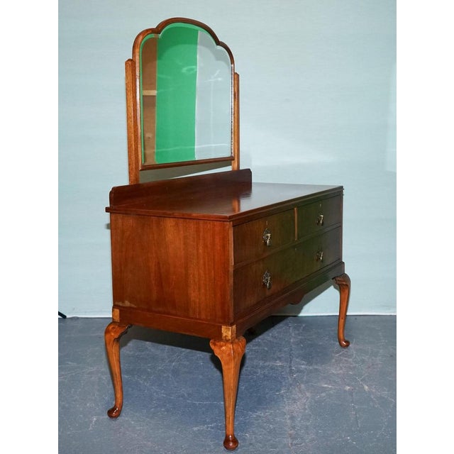 Art Deco Walnut Dressing Table, 1930s For Sale - Image 14 of 18